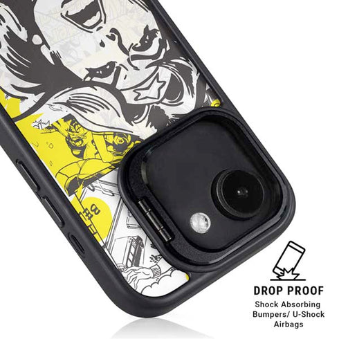 DC Comics Wonder Woman Vintage Comic Art iPhone 16e Kickstand Case