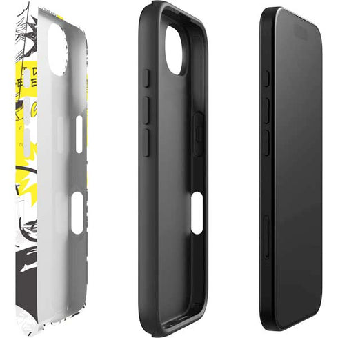 DC Comics Wonder Woman Vintage Comic Art iPhone 16e Impact Case