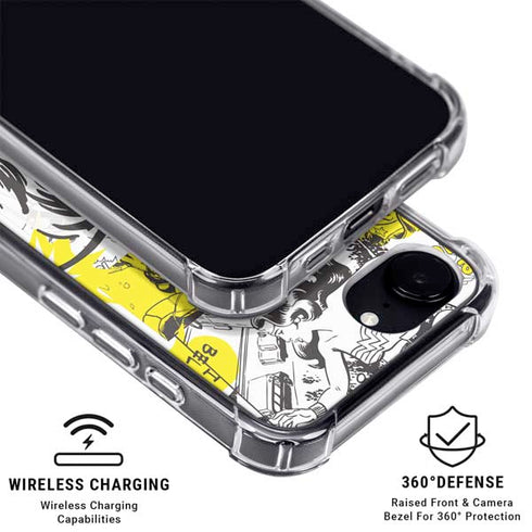 DC Comics Wonder Woman Vintage Comic Art iPhone 16e MagSafe Case