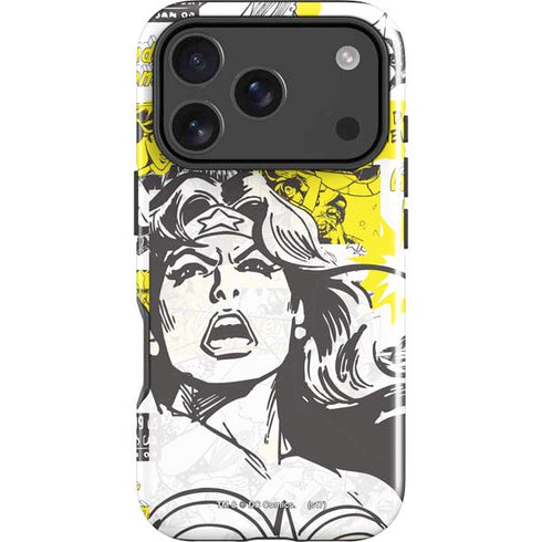 DC Comics Wonder Woman Vintage Comic Art iPhone 18 Pro Max Impact Case
