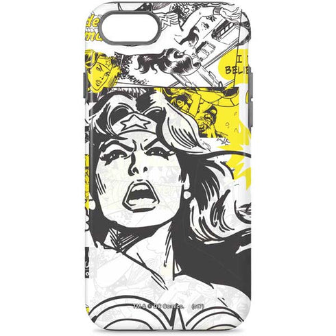 DC Comics Wonder Woman Vintage Comic Art iPhone Cases