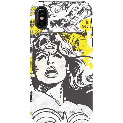 DC Comics Wonder Woman Vintage Comic Art iPhone X Pro Case