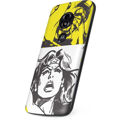 DC Comics Wonder Woman Vintage Comic Art Moto E5 Play Skin