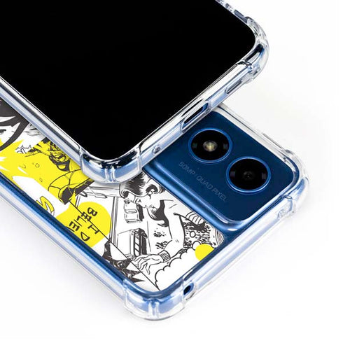 DC Comics Wonder Woman Vintage Comic Art Moto G 5G (2024) Clear Case