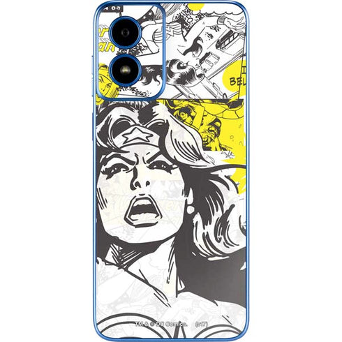DC Comics Wonder Woman Vintage Comic Art Moto G Play 4G (2024) Skin