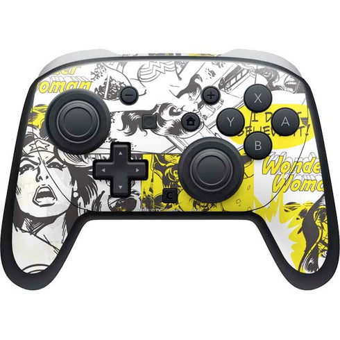 DC Comics Wonder Woman Vintage Comic Art Nintendo Skins