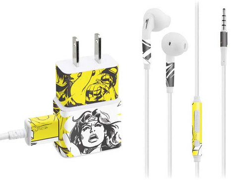 DC Comics Wonder Woman Vintage Comic Art Phone Charger Skin