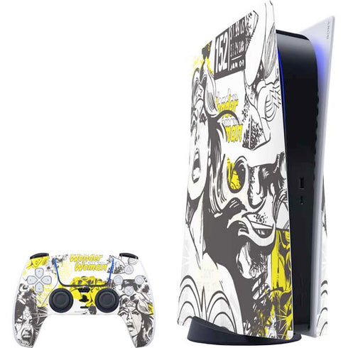 DC Comics Wonder Woman Vintage Comic Art PlayStation PS5 Skins