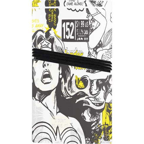 DC Comics Wonder Woman Vintage Comic Art PS5 Pro Bundle Skin