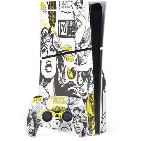 DC Comics Wonder Woman Vintage Comic Art PlayStation PS5 Skins