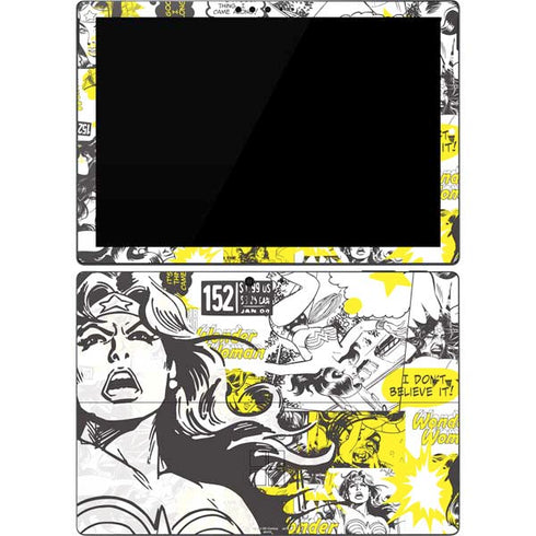 DC Comics Wonder Woman Vintage Comic Art Surface Pro 7 Skin