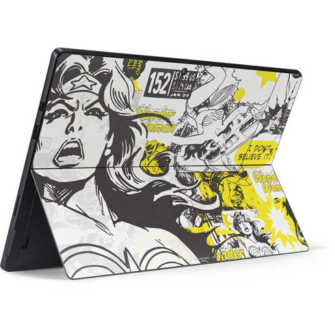 DC Comics Wonder Woman Vintage Comic Art Surface Pro 7 Skin