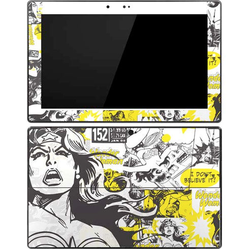 DC Comics Wonder Woman Vintage Comic Art Surface Pro Tablet Skin