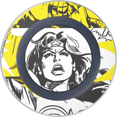 DC Comics Wonder Woman Vintage Comic Art Wireless Charger Skin