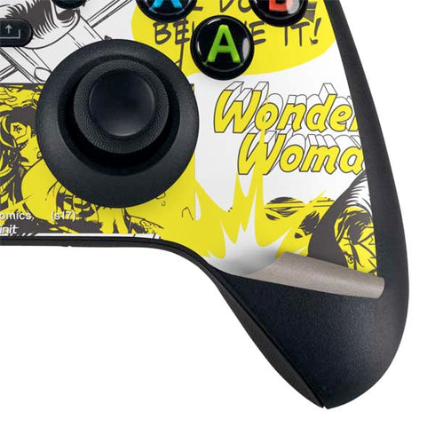 DC Comics Wonder Woman Vintage Comic Art Xbox Series X Controller Skin