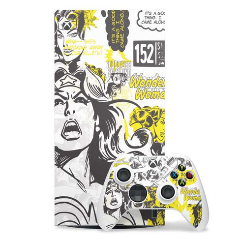 DC Comics Wonder Woman Vintage Comic Art Xbox Series X Skins