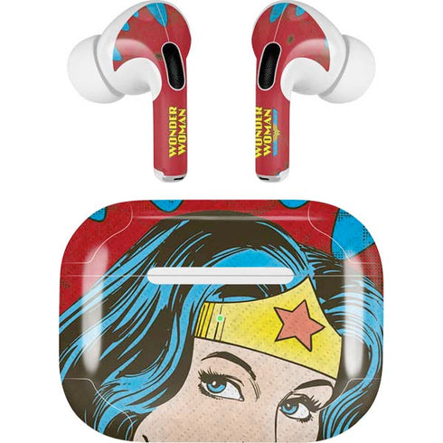 DC Comics Wonder Woman Vintage Profile AirPods Pro 2nd Gen Skin