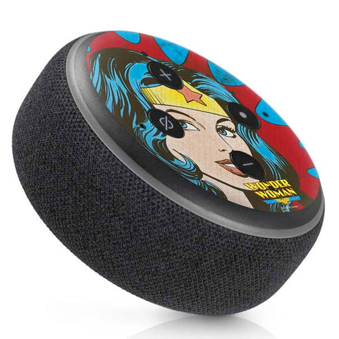 DC Comics Wonder Woman Vintage Profile Amazon Echo Dot Skin
