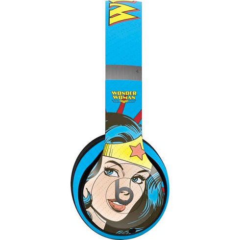 DC Comics Wonder Woman Vintage Profile Beats Solo 4 Wireless Headphones Skin
