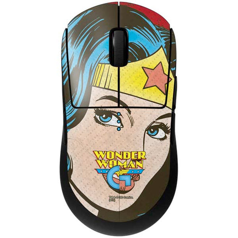 DC Comics Wonder Woman Vintage Profile G Pro Wireless Gaming Mouse Skin