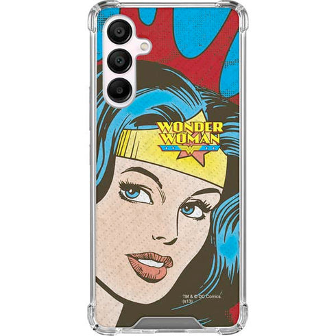 DC Comics Wonder Woman Vintage Profile Galaxy A16 5G Clear Case