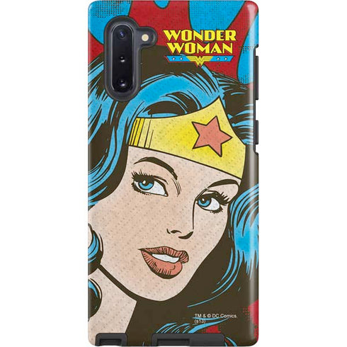 DC Comics Wonder Woman Vintage Profile Galaxy Cases