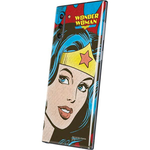 DC Comics Wonder Woman Vintage Profile Galaxy Note 10 Skin