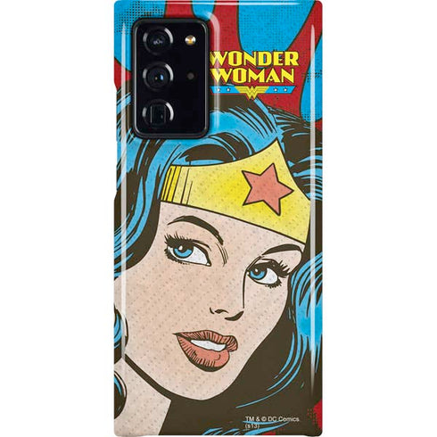 DC Comics Wonder Woman Vintage Profile Galaxy Cases