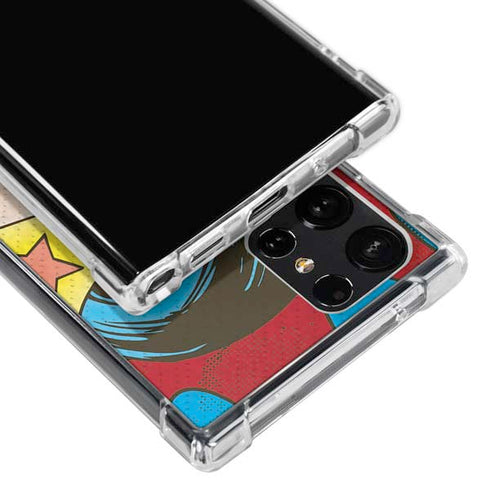 DC Comics Wonder Woman Vintage Profile Galaxy S23 Ultra Clear Case