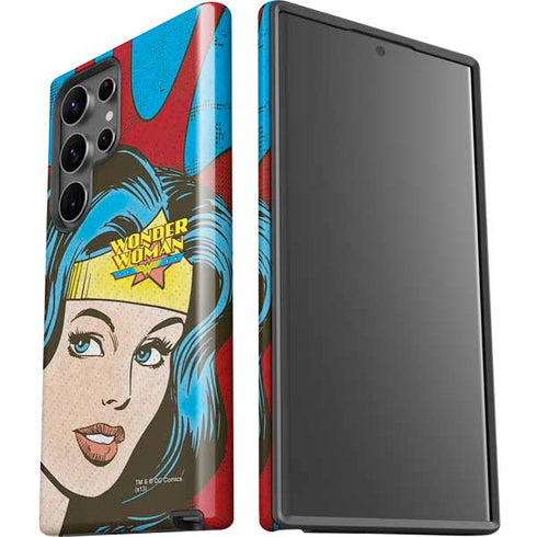 DC Comics Wonder Woman Vintage Profile Galaxy S23 Ultra Pro Case