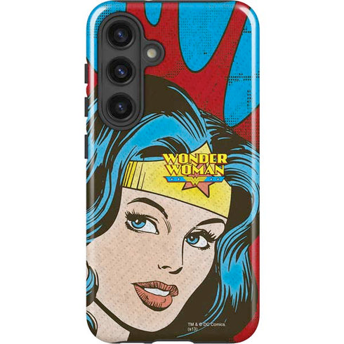 DC Comics Wonder Woman Vintage Profile Galaxy S25 Plus Impact Case