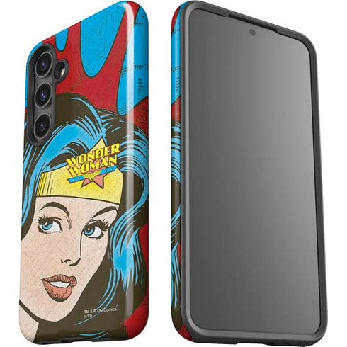 DC Comics Wonder Woman Vintage Profile Galaxy S25 Plus Impact Case