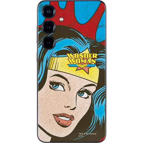 DC Comics Wonder Woman Vintage Profile Galaxy S25 Plus Skin