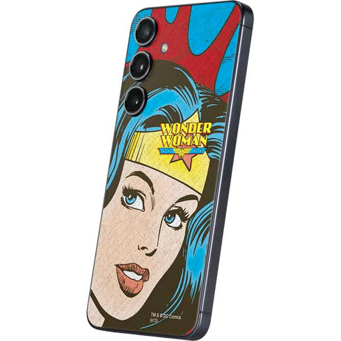 DC Comics Wonder Woman Vintage Profile Galaxy S25 Skin