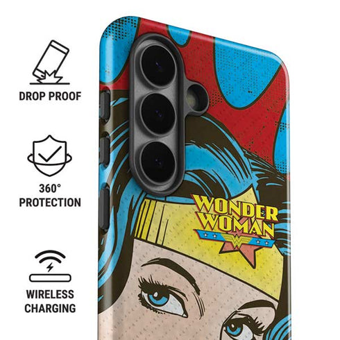 DC Comics Wonder Woman Vintage Profile Galaxy S26 Impact Case