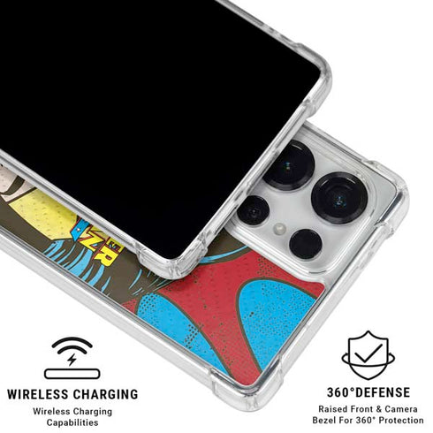 DC Comics Wonder Woman Vintage Profile Galaxy S26 Ultra Clear Case