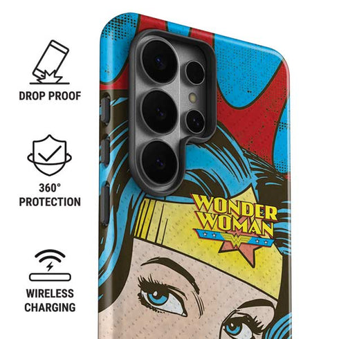 DC Comics Wonder Woman Vintage Profile Galaxy S26 Ultra Impact Case
