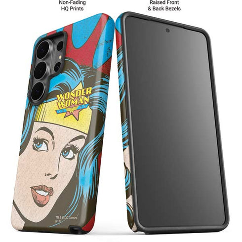 DC Comics Wonder Woman Vintage Profile Galaxy S26 Ultra Impact Case