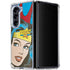DC Comics Wonder Woman Vintage Profile Galaxy Z Fold5 5G Clear Case
