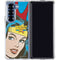 DC Comics Wonder Woman Vintage Profile Galaxy Z Fold6 Clear Case