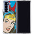 DC Comics Wonder Woman Vintage Profile Galaxy Z Fold7 Clear Case