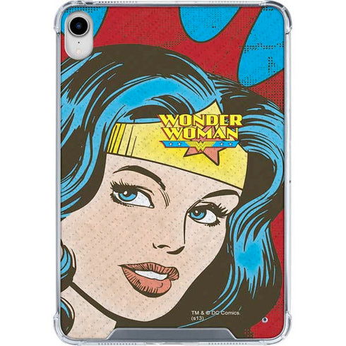 DC Comics Wonder Woman Vintage Profile iPad 11th Gen (2025) Clear Case