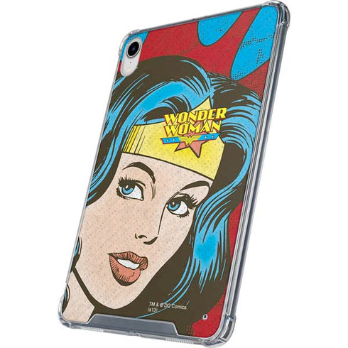 DC Comics Wonder Woman Vintage Profile iPad 11th Gen (2025) Clear Case