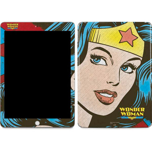 DC Comics Wonder Woman Vintage Profile Apple iPad Skin