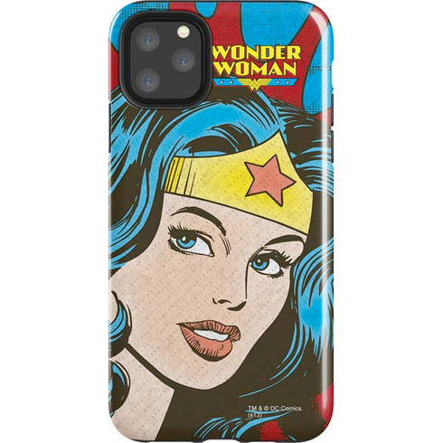DC Comics Wonder Woman Vintage Profile iPhone Cases