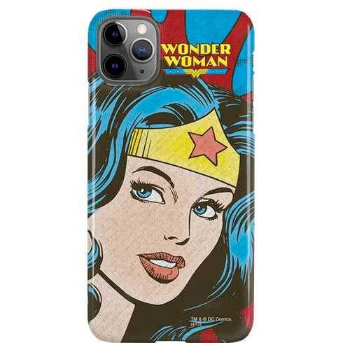 DC Comics Wonder Woman Vintage Profile iPhone Cases