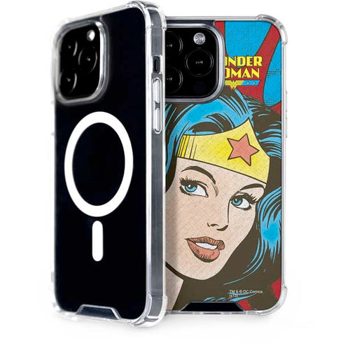 DC Comics Wonder Woman Vintage Profile iPhone Cases
