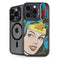DC Comics Wonder Woman Vintage Profile iPhone 14 Pro Kickstand Case