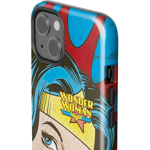 DC Comics Wonder Woman Vintage Profile iPhone 15 Impact Case