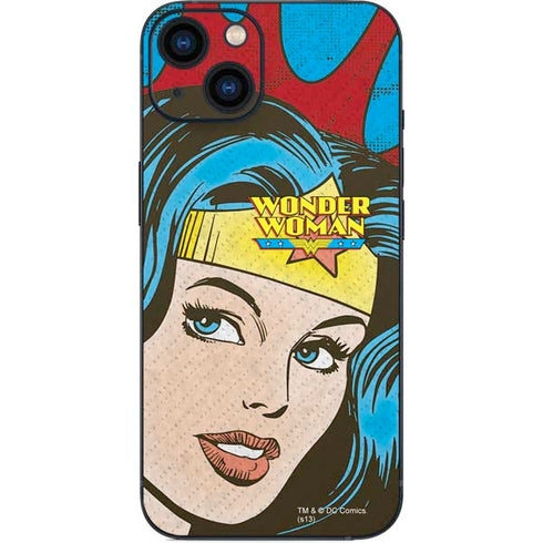 DC Comics Wonder Woman Vintage Profile iPhone 15 Skin